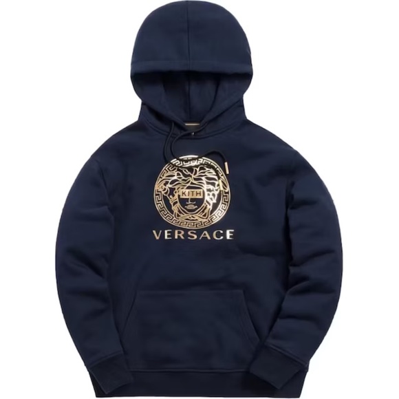 Kith x Versace Medusa Hoodie(NAVY) - Picture 1 of 6